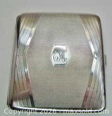 MaxSold Auction: Sterling Silver Art Deco Cigs Case  - Aurora (Ontario, Canada) PARTNER MANAGED Downsizing Online Auction - Murray Drive