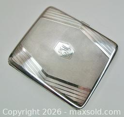 MaxSold Auction: Sterling Silver Art Deco Cigs Case  - Aurora (Ontario, Canada) PARTNER MANAGED Downsizing Online Auction - Murray Drive
