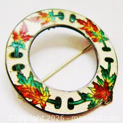 MaxSold Auction: Sterling Silver Enamel Antique Sash Pin  - Aurora (Ontario, Canada) PARTNER MANAGED Downsizing Online Auction - Murray Drive