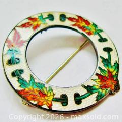 MaxSold Auction: Sterling Silver Enamel Antique Sash Pin  - Aurora (Ontario, Canada) PARTNER MANAGED Downsizing Online Auction - Murray Drive