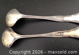 MaxSold Auction: Sterling Silver Salt Cellars and Sterling Spoons  - Aurora (Ontario, Canada) PARTNER MANAGED Downsizing Online Auction - Murray Drive
