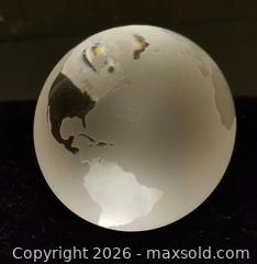 MaxSold Auction: TIFFANY & CO. Frosted Glass Globe Paperweight - Aurora (Ontario, Canada) PARTNER MANAGED Downsizing Online Auction - Murray Drive