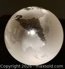 MaxSold Auction: TIFFANY & CO. Frosted Glass Globe Paperweight - Aurora (Ontario, Canada) PARTNER MANAGED Downsizing Online Auction - Murray Drive