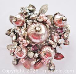 MaxSold Auction: Unsigned Miriam Haskell Style Brooch  - Aurora (Ontario, Canada) PARTNER MANAGED Downsizing Online Auction - Murray Drive