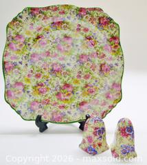 MaxSold Auction: Vintage Royal Winton Chintz Plate & Salt/Pepper Shakers - Aurora (Ontario, Canada) PARTNER MANAGED Downsizing Online Auction - Murray Drive
