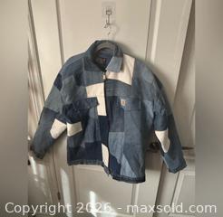 MaxSold Auction: Carhartt | Upcycled Reworked Denim Patchwork Jacket | Size M - Ottawa (Ontario, Canada) SELLER MANAGED Downsizing Online Auction - Darvoy Mews