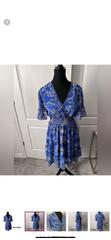 MaxSold Auction: Ladies Max Studio Blue Floral Dress - Size S - Ottawa (Ontario, Canada) SELLER MANAGED Downsizing Online Auction - Darvoy Mews
