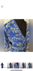 MaxSold Auction: Ladies Max Studio Blue Floral Dress - Size S - Ottawa (Ontario, Canada) SELLER MANAGED Downsizing Online Auction - Darvoy Mews