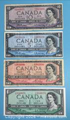 MaxSold Auction: Canada Paper Banknotes Lot - 1954 Series (1,2,5,10 Dollars) - Lincoln (Ontario, Canada) SELLER MANAGED Downsizing Online Auction - Bartlett Road - Beamsville (STORAGE)