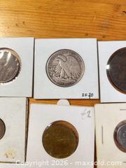 MaxSold Auction: Assorted old coins including Walking Liberty Silver Coin - Toronto (Ontario, Canada) SELLER MANAGED Downsizing Online Auction -  Bathurst Street (CONDO)
