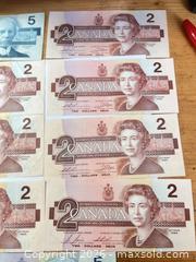 MaxSold Auction: Old Canadian Paper Money incluidng $2 in fine condition  - Toronto (Ontario, Canada) SELLER MANAGED Downsizing Online Auction -  Bathurst Street (CONDO)
