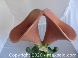 MaxSold Auction: 8" Roseville "White Rose Cornucopia" - San Bruno (California, USA) SELLER MANAGED Downsizing Online Auction - 2nd Avenue