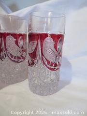MaxSold Auction: Hofbauer Red Bird Byrdes German Lead Crystal Water/Hi-Ball Glasses Set of 6 - San Bruno (California, USA) SELLER MANAGED Downsizing Online Auction - 2nd Avenue