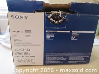 MaxSold Auction: Sony Camcorder - Handycam HDR-SR11 - San Bruno (California, USA) SELLER MANAGED Downsizing Online Auction - 2nd Avenue
