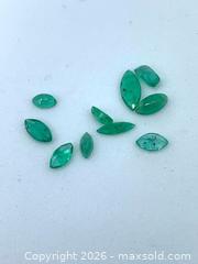 MaxSold Auction: GENUINE!! (1.13ctw) RARE!! COLOMBIAN MARQUIS EMERALDS - Toronto (Ontario, Canada) SELLER MANAGED Downsizing Online Auction -  Queen Street East