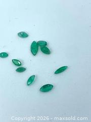 MaxSold Auction: GENUINE!! (1.13ctw) RARE!! COLOMBIAN MARQUIS EMERALDS - Toronto (Ontario, Canada) SELLER MANAGED Downsizing Online Auction -  Queen Street East