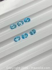 MaxSold Auction: GENUINE!!! (2.49ctw) SIX!! BOOMING PERFECT BLUE TOPAZ GEMSTONES - Toronto (Ontario, Canada) SELLER MANAGED Downsizing Online Auction -  Queen Street East