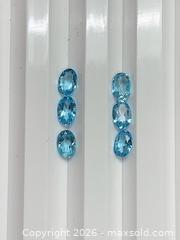 MaxSold Auction: GENUINE!!! (2.49ctw) SIX!! BOOMING PERFECT BLUE TOPAZ GEMSTONES - Toronto (Ontario, Canada) SELLER MANAGED Downsizing Online Auction -  Queen Street East