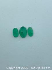 MaxSold Auction: GENUINE OVAL EMERALDS!! (0.95ctw) 3 GEMSTONE SET - Toronto (Ontario, Canada) SELLER MANAGED Downsizing Online Auction -  Queen Street East