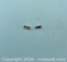 MaxSold Auction: Genuine! VVS!  RARE (0.10ctw) Small champagne baguettes! - Toronto (Ontario, Canada) SELLER MANAGED Downsizing Online Auction -  Queen Street East