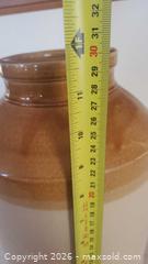 MaxSold Auction: Brown & Cream Glazed 'Price B Bristol' Stoneware Crock, ~12 in, 5L+ - Ottawa (Ontario, Canada) SELLER MANAGED Downsizing Online Auction - Sarsfield Road