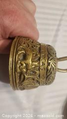 MaxSold Auction: Lot of 2 Brass Decorative Items: Engraved Bell & Duck Figurine - Ottawa (Ontario, Canada) SELLER MANAGED Downsizing Online Auction - Sarsfield Road
