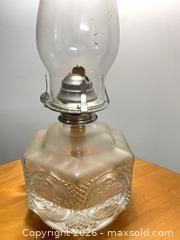 MaxSold Auction: Lot of 3 Antique/Vintage Glass Oil (Kerosene) Lamps - Ottawa (Ontario, Canada) SELLER MANAGED Downsizing Online Auction - Sarsfield Road