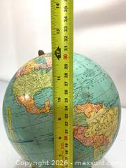 MaxSold Auction: Mid-Century French-Labeled 10 in Tabletop Globe on Brass Stand - Ottawa (Ontario, Canada) SELLER MANAGED Downsizing Online Auction - Sarsfield Road