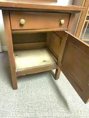 MaxSold Auction: Solid Wood Nightstand with Drawer and Cabinet, Brass Knobs - Ottawa (Ontario, Canada) SELLER MANAGED Downsizing Online Auction - Sarsfield Road