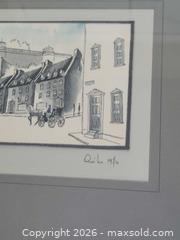 MaxSold Auction: SERGE PAQUE "le bloc Royale" QUEBEC 1974 ORIGINAL WATERCOLOR PAINTING - Toronto (Ontario, Canada) SELLER MANAGED Downsizing Online Auction - Kempsell Crescent