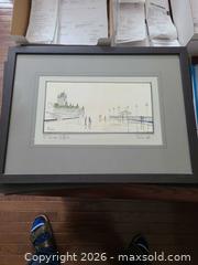 MaxSold Auction: SERGE PAQUE "le Terrasse Dufferin" QUEBEC 1974 ORIGINAL WATERCOLOR PAINTING - Toronto (Ontario, Canada) SELLER MANAGED Downsizing Online Auction - Kempsell Crescent