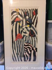 MaxSold Auction: Tribal Stripes serigraph by Irene Klar 1992 - Toronto (Ontario, Canada) SELLER MANAGED Downsizing Online Auction - Kempsell Crescent