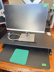 MaxSold Auction: 22" Computer Monitor (Model 1FH45AA) with Standing Desk Riser B - Whitchurch-Stouffville (Ontario, Canada) Downsizing Online Auction - Grayfield Drive