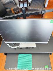 MaxSold Auction: 22" Computer Monitor (Model 1FH45AA) with Standing Desk Riser B - Whitchurch-Stouffville (Ontario, Canada) Downsizing Online Auction - Grayfield Drive