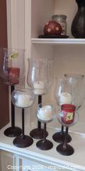 MaxSold Auction: Assorted Hurricane Vase Candle Holders, Various Heights B - Whitchurch-Stouffville (Ontario, Canada) Downsizing Online Auction - Grayfield Drive