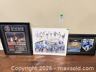 MaxSold Auction: Framed Sports Memorabilia & Photos - Toronto Raptors & Blue Jays B - Whitchurch-Stouffville (Ontario, Canada) Downsizing Online Auction - Grayfield Drive