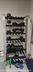 MaxSold Auction: Life Fitness Dumbbell Rack D - Whitchurch-Stouffville (Ontario, Canada) Downsizing Online Auction - Grayfield Drive