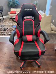 MaxSold Auction: Merax Gaming Chair with Recline and Pull-Out Footrest B - Whitchurch-Stouffville (Ontario, Canada) Downsizing Online Auction - Grayfield Drive