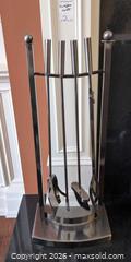 MaxSold Auction: Metal Fireplace Tool Set with Stand B - Whitchurch-Stouffville (Ontario, Canada) Downsizing Online Auction - Grayfield Drive