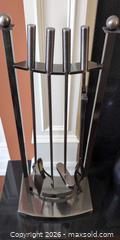 MaxSold Auction: Metal Fireplace Tool Set with Stand B - Whitchurch-Stouffville (Ontario, Canada) Downsizing Online Auction - Grayfield Drive