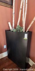 MaxSold Auction: Tall Floor Planter Box with Decorative Birch Branches C - Whitchurch-Stouffville (Ontario, Canada) Downsizing Online Auction - Grayfield Drive