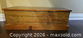 MaxSold Auction: Vintage Solid Wood Blanket Chest C - Whitchurch-Stouffville (Ontario, Canada) Downsizing Online Auction - Grayfield Drive