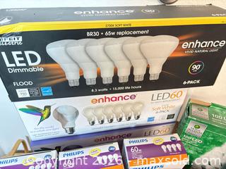 MaxSold Auction: Assorted LED Light Bulbs Multi-Pack — Medium/E26 Base - San Diego (California, USA) SELLER MANAGED Reseller Online Auction - Miramar Road