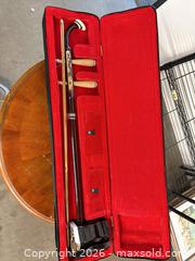 MaxSold Auction: Erhu (Chinese two-string bowed instrument) with Case & Bow - San Diego (California, USA) SELLER MANAGED Reseller Online Auction - Miramar Road