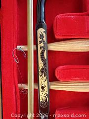 MaxSold Auction: Erhu (Chinese two-string bowed instrument) with Case & Bow - San Diego (California, USA) SELLER MANAGED Reseller Online Auction - Miramar Road