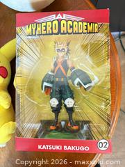 MaxSold Auction: Lot: 4 Plush Toys + My Hero Academia Katsuki Bakugo Figure - San Diego (California, USA) SELLER MANAGED Reseller Online Auction - Miramar Road