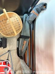 MaxSold Auction: Outdoor picnic/beach gear lot — folding camp chairs & accessories - San Diego (California, USA) SELLER MANAGED Reseller Online Auction - Miramar Road