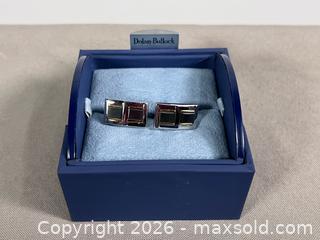MaxSold Auction: DOLAN BULLOCK Hematite Sterling Silver 14K Cufflinks - Toronto (Ontario, Canada) SELLER MANAGED Reseller Online Auction - Chesswood Drive