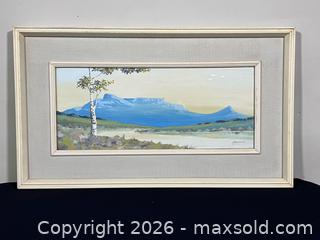 MaxSold Auction: Painting On Board by H.ANDERSON - Toronto (Ontario, Canada) SELLER MANAGED Reseller Online Auction - Chesswood Drive