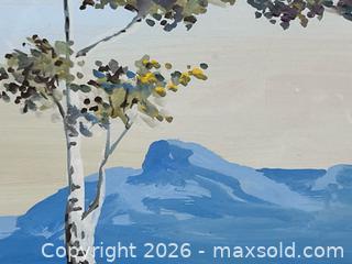 MaxSold Auction: Painting On Board by H.ANDERSON - Toronto (Ontario, Canada) SELLER MANAGED Reseller Online Auction - Chesswood Drive